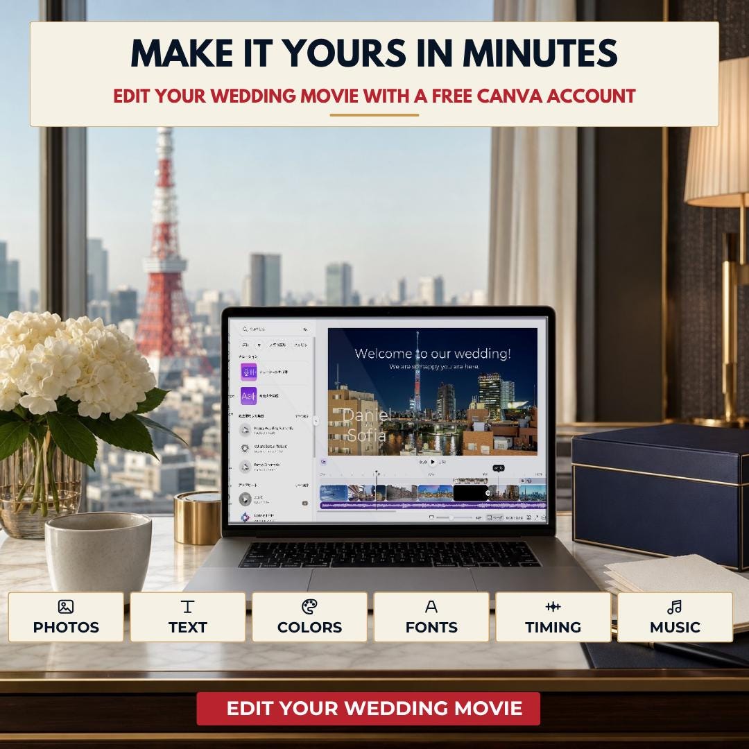 TOKYO Urban Wedding Opening Film Template — view 3