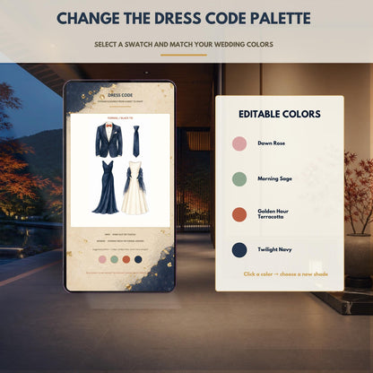 A DAY IN JAPAN Wedding Website Invitation Template — view 6